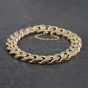 Second Hand 9ct Yellow Gold Heavy 9 Inch Curb Chain Bracelet 41081157