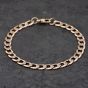 Second Hand 9ct Yellow Gold 8 Inch Curb Chain Bracelet 41081166