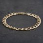 Second Hand 9ct Yellow Gold 9 Inch Curb Chain Bracelet 41081168