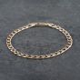 Second Hand 9ct Yellow Gold 8 Inch Curb Chain Bracelet 41081227
