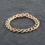 Second Hand 9ct Yellow Gold 7 Inch Curb Chain Bracelet 41081229