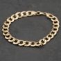 Second Hand 9ct Yellow Gold 8.5 Inch Curb Chain Bracelet 41081248