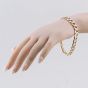 Second Hand 9ct Yellow Gold 8.5 Inch Curb Chain Bracelet 41081248