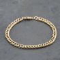 Second Hand 9ct Yellow Gold 8 Inch Curb Chain Bracelet 41081260