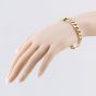 Second Hand 9ct Yellow Gold Heavy Square 8 Inch Curb Chain Bracelet 41081263
