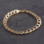 Second Hand 9ct Yellow Gold 8.5 Inch Curb Bracelet 41081270