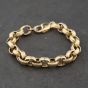 Second Hand 9ct Yellow Gold 8.5 Inch Belcher Chain Bracelet 41081281