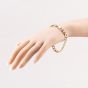 Second Hand 9ct Yellow Gold Open Link 8.5 Inch Curb Chain Bracelet 41081283