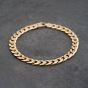 Second Hand 9ct Yellow Gold 8.5 Inch Curb Chain Bracelet 41081284