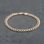 Second Hand 9ct Yellow Gold 9 Inch Curb Chain Bracelet 41081291