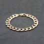 Second Hand 9ct Yellow Gold 8.5 Inch Curb Chain Bracelet 41081292