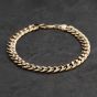 Second Hand 9ct Yellow Gold 8 Inch Curb Chain Bracelet 41081294