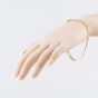 Second Hand 9ct Yellow Gold 8.5 Inch Figaro Chain Bracelet 41081299
