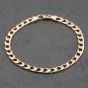Second Hand 9ct Yellow Gold 8.5 Inch Curb Chain Bracelet 41081302
