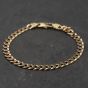 Second Hand 9ct Yellow Gold 9 Inch Curb Chain Bracelet 41081307