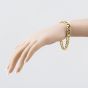 Second Hand 9ct Yellow Gold 8 Inch Curb Chain Bracelet 41081312