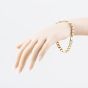 Second Hand 9ct Yellow Gold 8.5 Inch Figaro Chain Bracelet 41081315