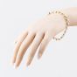 Second Hand 9ct Yellow Gold Roller Ball 8 Inch Chain Bracelet 41081322