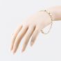 Second Hand 9ct Yellow Gold 8.5 Inch Figaro Chain Bracelet 41081323
