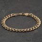 Second Hand 9ct Yellow Gold 8.5 Inch Curb Chain Bracelet 41081324