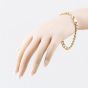Second Hand 9ct Yellow Gold 8.5 Inch Curb Chain Bracelet 41081324