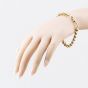 Second Hand 9ct Yellow Gold Roller Ball 7.5 Inch Chain Bracelet 41081325
