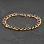 Second Hand 9ct Yellow Gold 9 Inch Curb Chain Bracelet 41081330