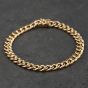Second Hand 9ct Yellow Gold 8 Inch Curb Chain Bracelet 41081339
