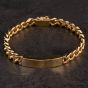 Second Hand 9ct Yellow Gold 8 Inch Identity Bracelet 4108965
