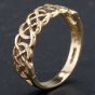 Second Hand 9ct Yellow Gold Celtic Design Dress Ring 4109847
