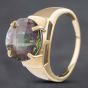 Second Hand 9ct Yellow Gold Mystic Topaz Dress Ring 411000318