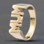 Second Hand 9ct Yellow Gold Mum Signet Ring 41101447
