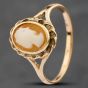 Second Hand 9ct Yellow Gold Cameo Ring 41101502
