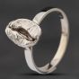 Second Hand 14ct White Gold Coffee Bean Dress Ring 41101550