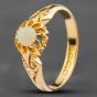 Second Hand Vintage 18ct Yellow Gold Opal Dress Ring 41101563