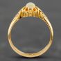 Second Hand Vintage 18ct Yellow Gold Opal Dress Ring 41101563