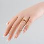 Second Hand Vintage 18ct Yellow Gold Opal Dress Ring 41101563