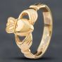 Second Hand 9ct Yellow Gold Claddagh Ring 41101870