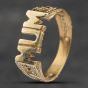 Second Hand 9ct Yellow Gold Mum Signet Ring 41101904