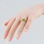 Second Hand 9ct Yellow Gold Bobble Dress Ring 41102036