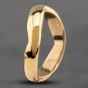 Second Hand 9ct Yellow Gold Double Wishbone Ring 41102324