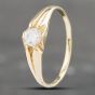 Second Hand 9ct Yellow Gold Cubic Zirconia Dress Ring 41102493