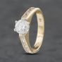 Second Hand 14ct Yellow Gold Cubic Zirconia Solitaire Ring 41102604