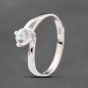 Second Hand 14ct White Gold Cubic Zirconia Solitaire Ring 41102607