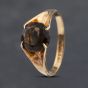 Second Hand 9ct Yellow Gold Smokey Quartz Dress Ring 41102975