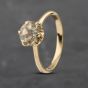 Second Hand 18ct Yellow Gold 2.17ct Turkizite 6 Claw Solitaire Ring 41103004