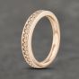 Second Hand 9ct Rose Gold Cubic Zirconia Half Eternity Ring 41103234