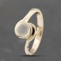Second Hand 9ct Yellow Gold Moonstone Round Dress Ring 41103270