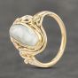 Second Hand 9ct Yellow Gold Baroque Pearl Fancy Dress Ring 41103273