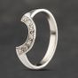 Second Hand 9ct White Gold Cubic Zirconia Shaped Ring 41103347